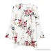 HAXICO Women's Floral Print Chiffon Casual Loose Kimono Cardigan Capes Tops Cover up Blouse White B07DXQ9Z22
